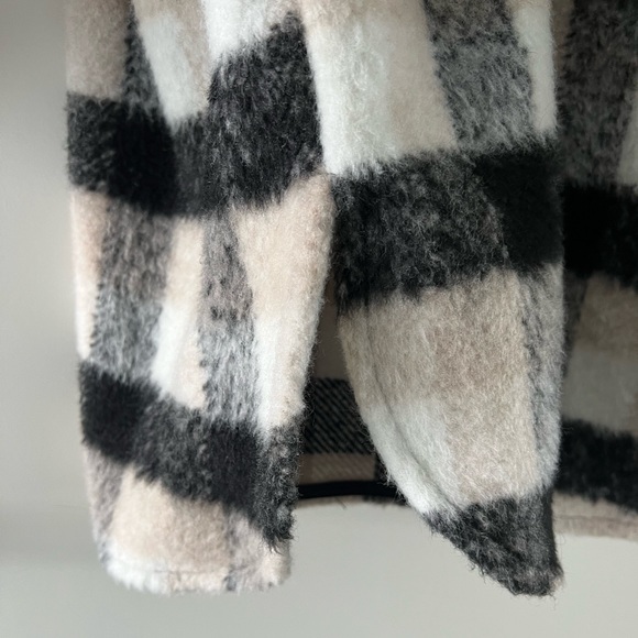 Long Plaid Shacket - Picture 3 of 6